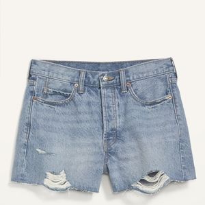 Old Navy High Waisted Button-fly Denim Shorts Plus Size 20